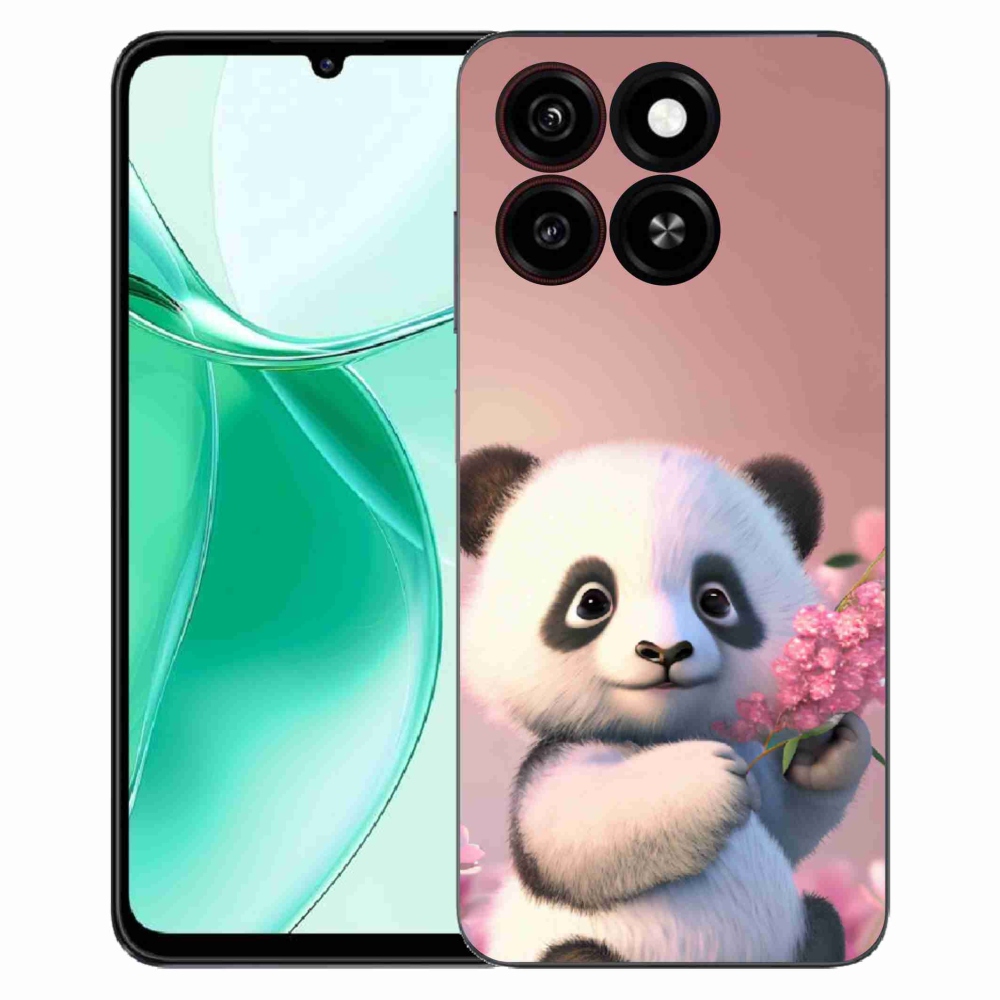 Gélový kryt mmCase na ZTE Blade A35 - roztomilá panda