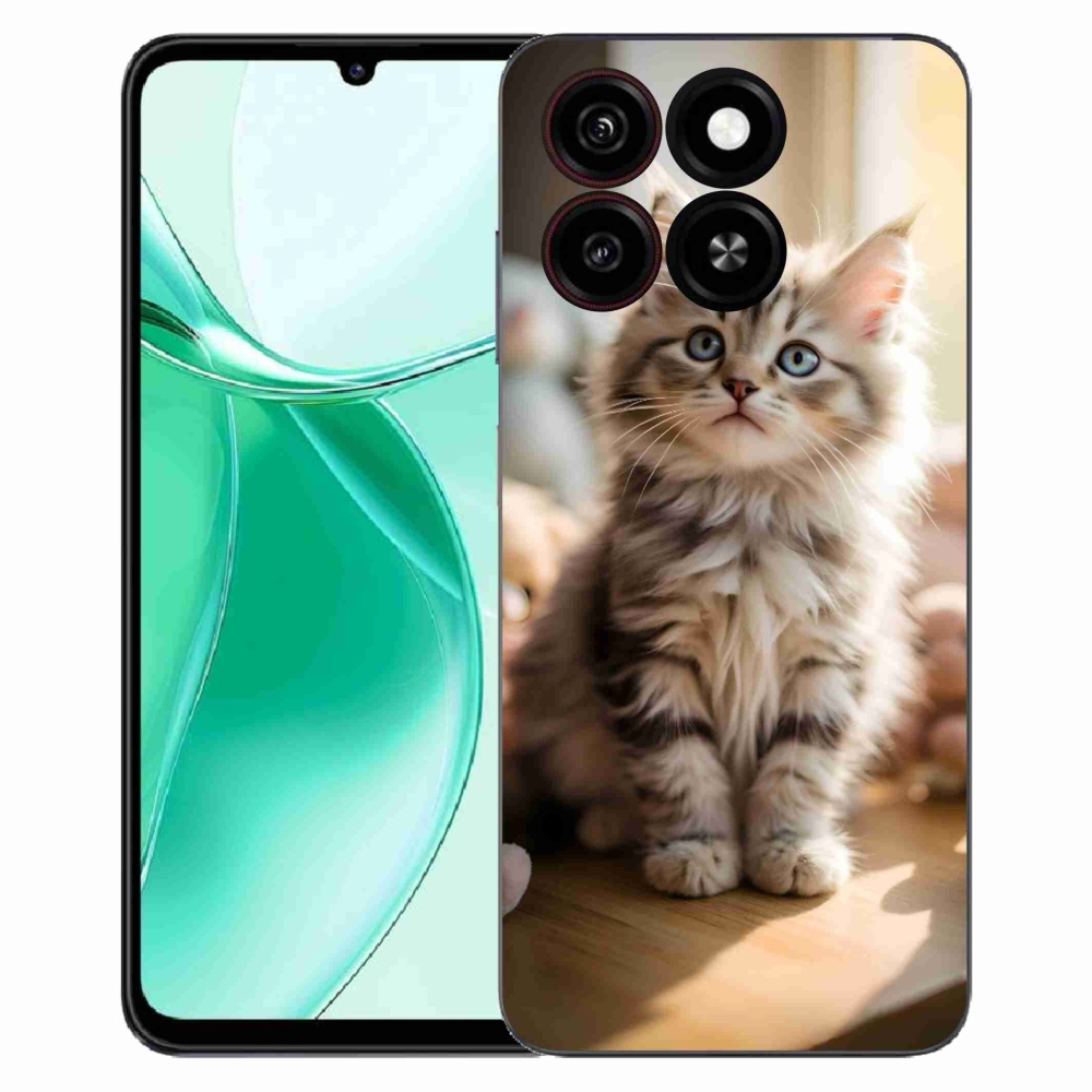Gélový kryt mmCase na ZTE Blade A35 - roztomilé mačiatko 10