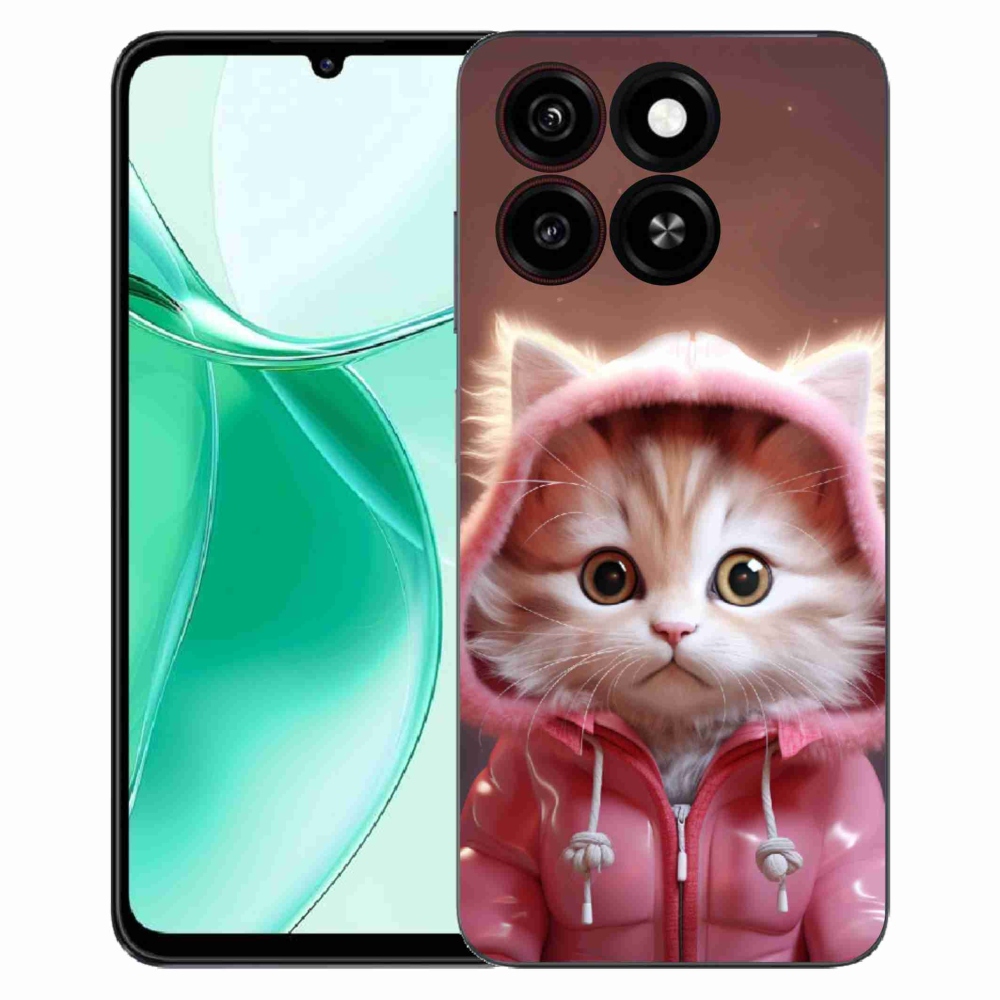 Gélový kryt mmCase na ZTE Blade A35 - roztomilé mačiatko 3