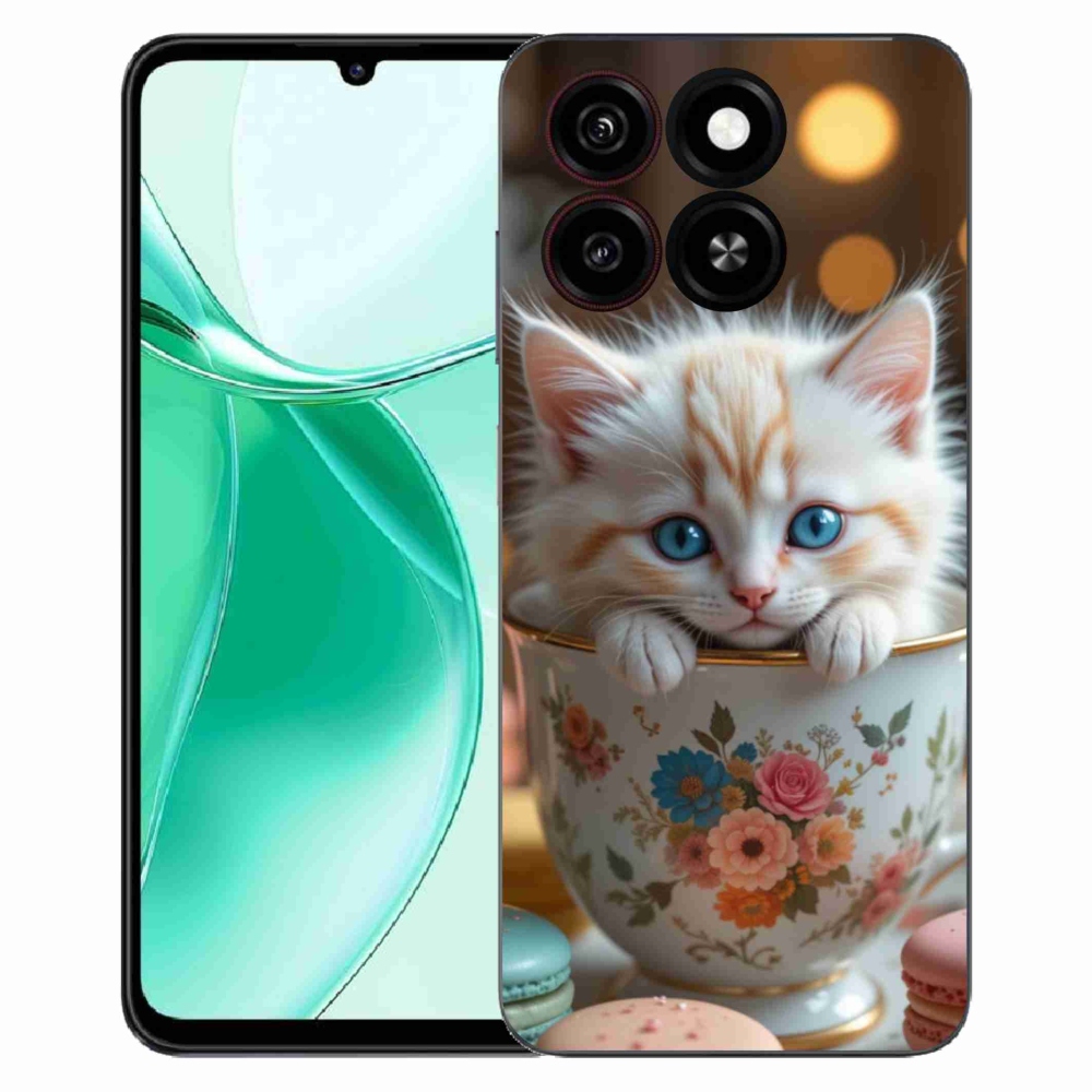 Gélový kryt mmCase na ZTE Blade A35 - roztomilé mačiatko 6