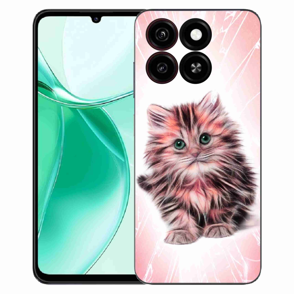 Gélový kryt mmCase na ZTE Blade A35 - roztomilé mačiatko
