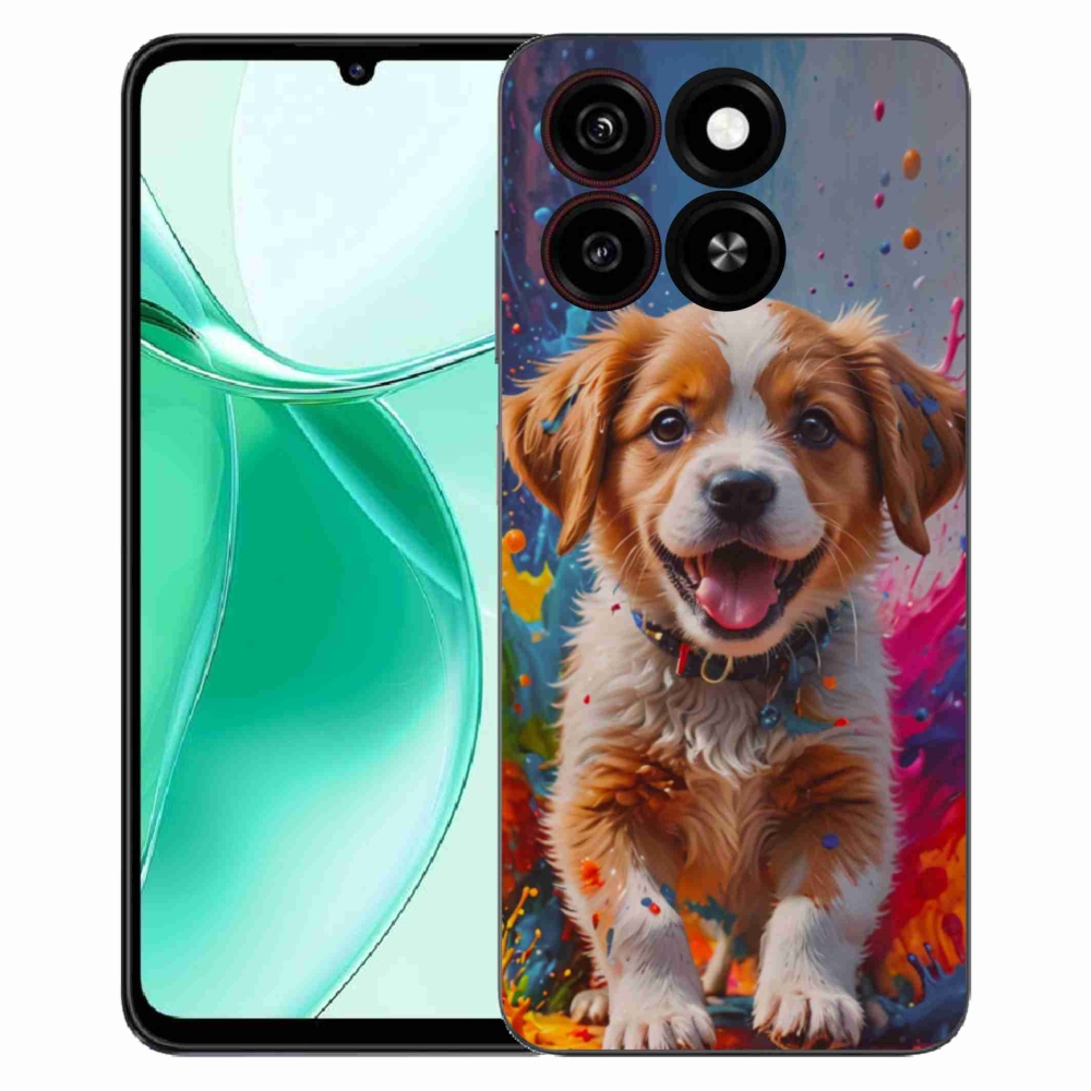 Gélový kryt mmCase na ZTE Blade A35 - roztomilé šteňa 3