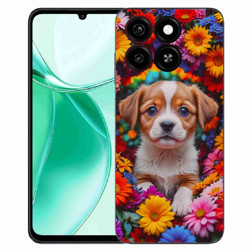 Gélový kryt mmCase na ZTE Blade A35 - roztomilé šteňa