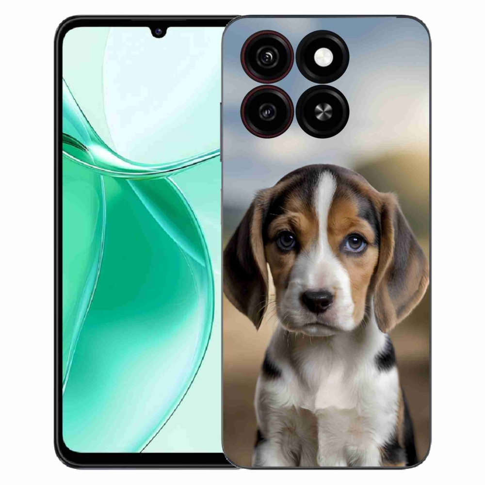 Gélový kryt mmCase na ZTE Blade A35 - roztomilý bígl
