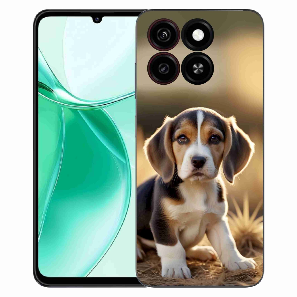 Gélový kryt mmCase na ZTE Blade A35 - roztomilý bígl