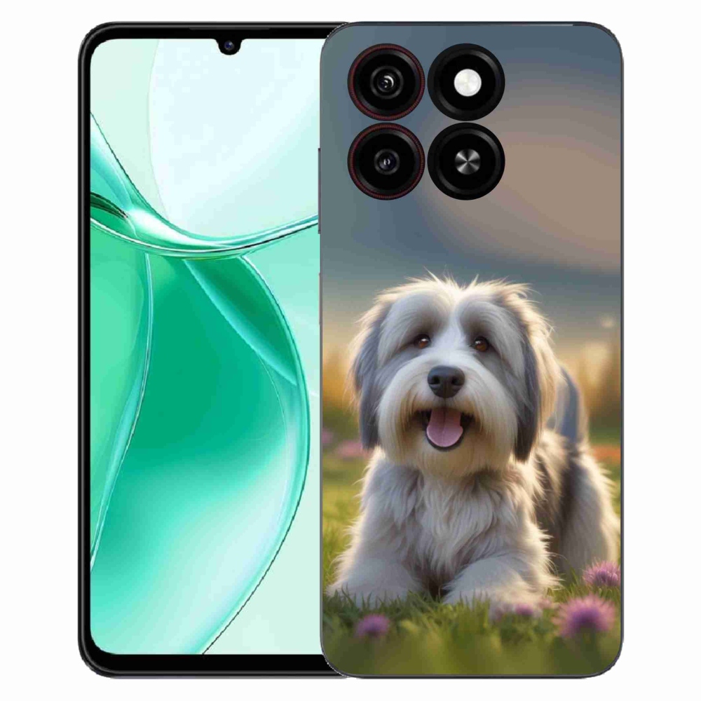 Gélový kryt mmCase na ZTE Blade A35 - roztomilý havanský psík