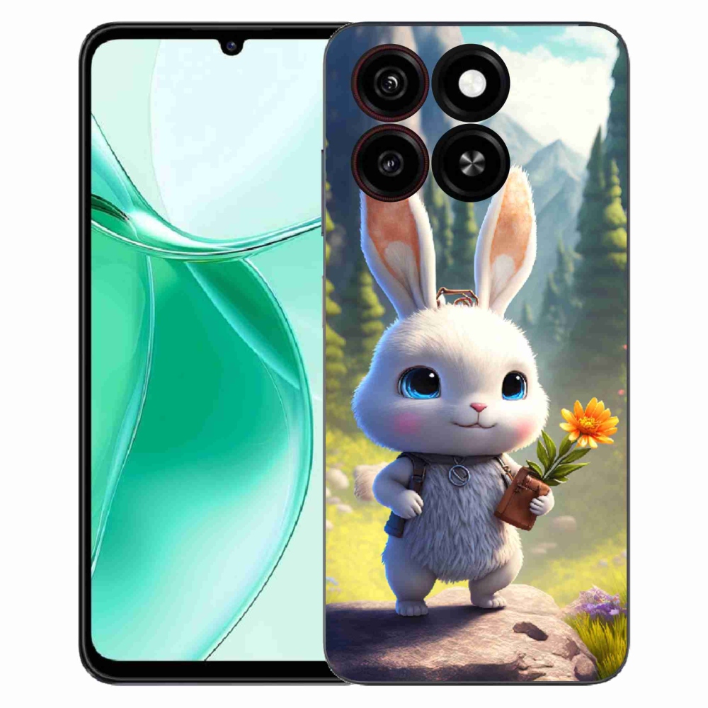 Gélový kryt mmCase na ZTE Blade A35 - roztomilý zajačik