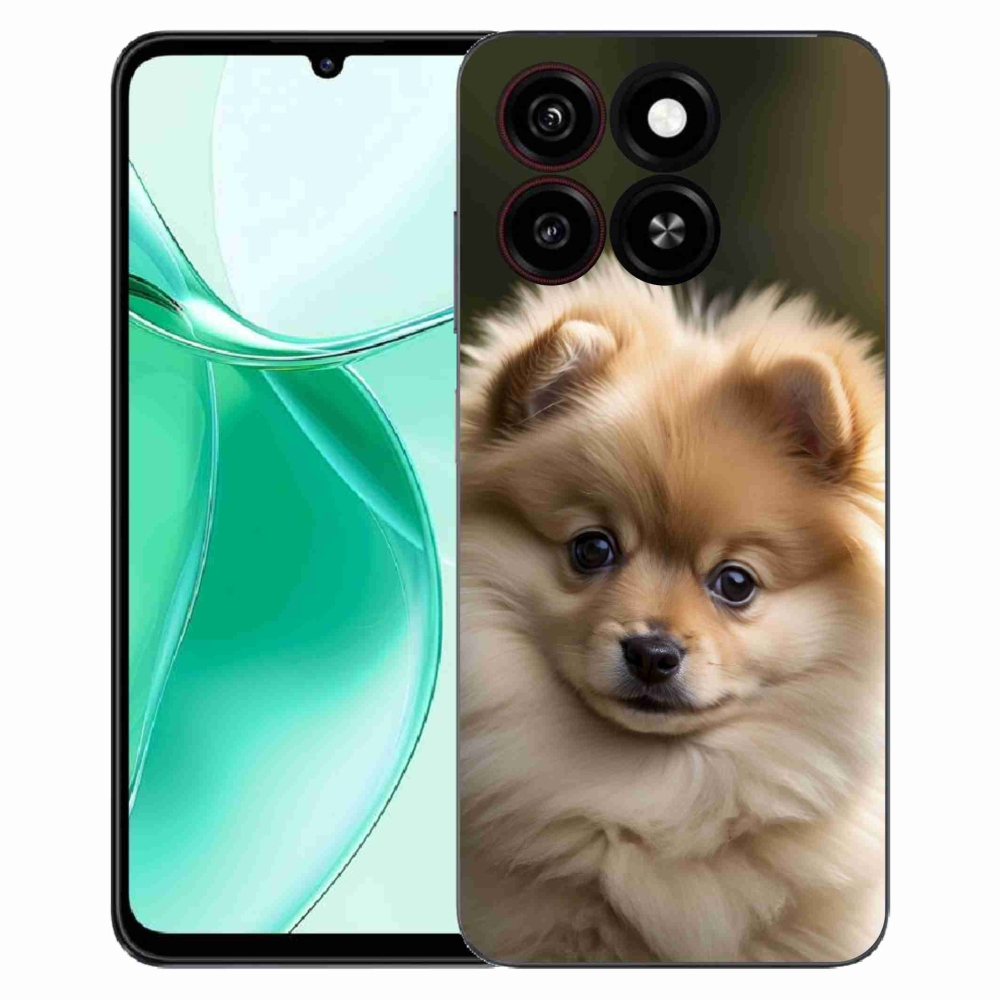 Gélový kryt mmCase na ZTE Blade A35 - roztomilý pomeranian 2