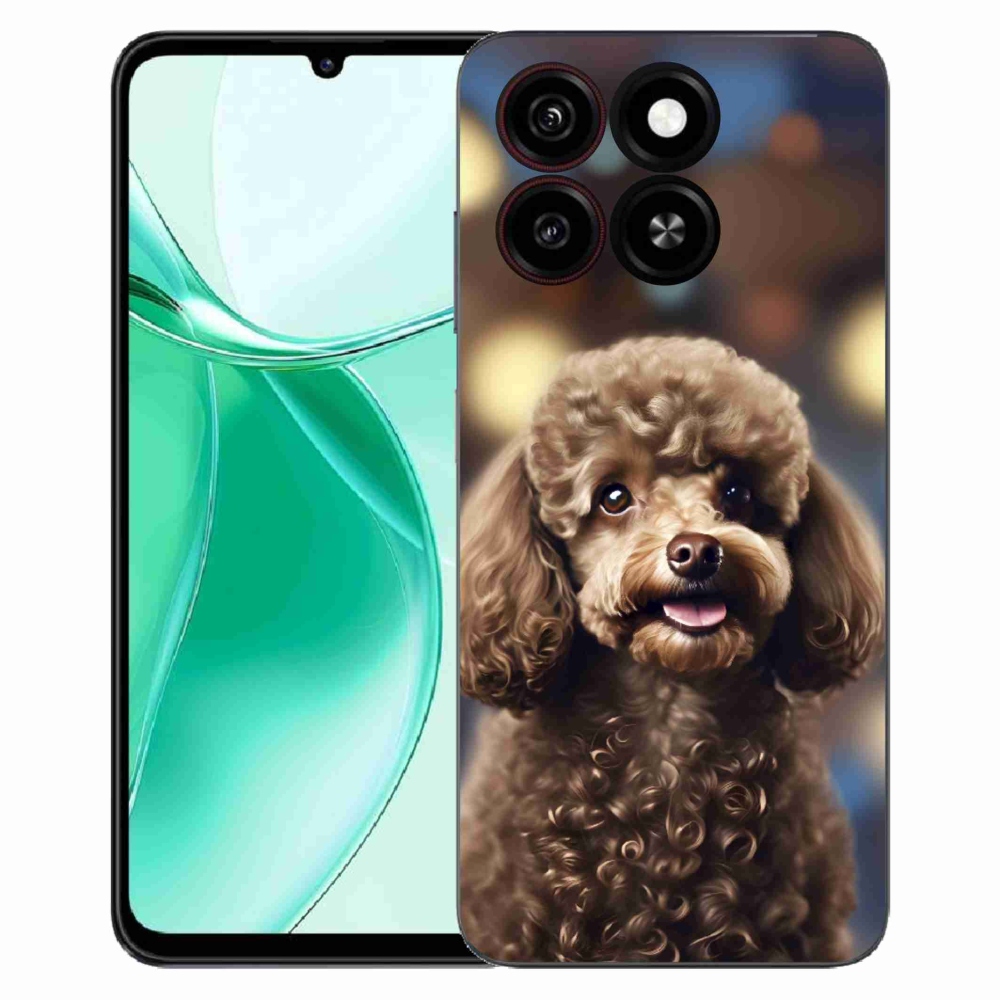 Gélový kryt mmCase na ZTE Blade A35 - roztomilý pudel