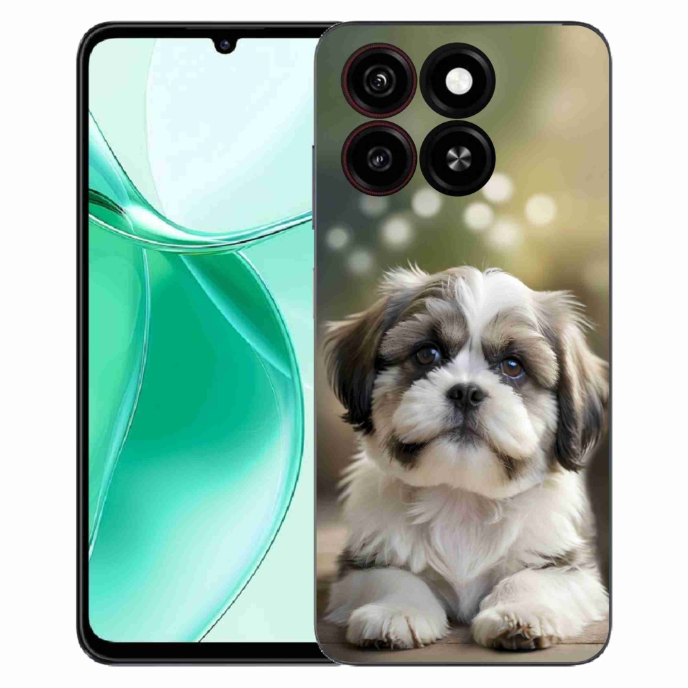 Gélový kryt mmCase na ZTE Blade A35 - roztomilý shih-tzu