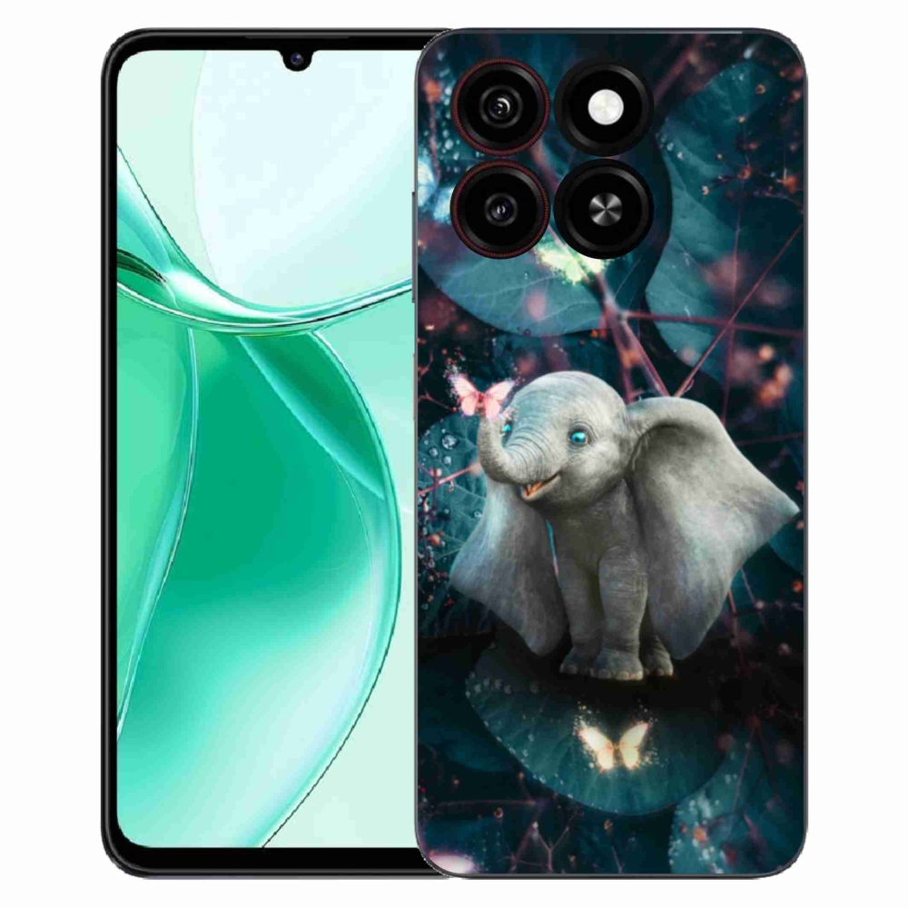 Gélový kryt mmCase na ZTE Blade A35 - roztomilý slon