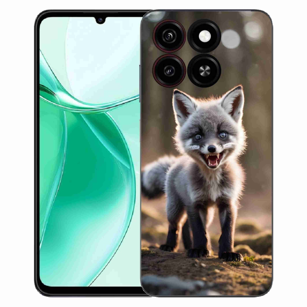Gélový kryt mmCase na ZTE Blade A35 - rozzúrená líška