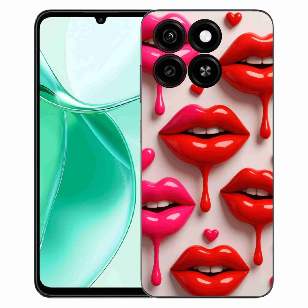 Gélový kryt mmCase na ZTE Blade A35 - pery 2