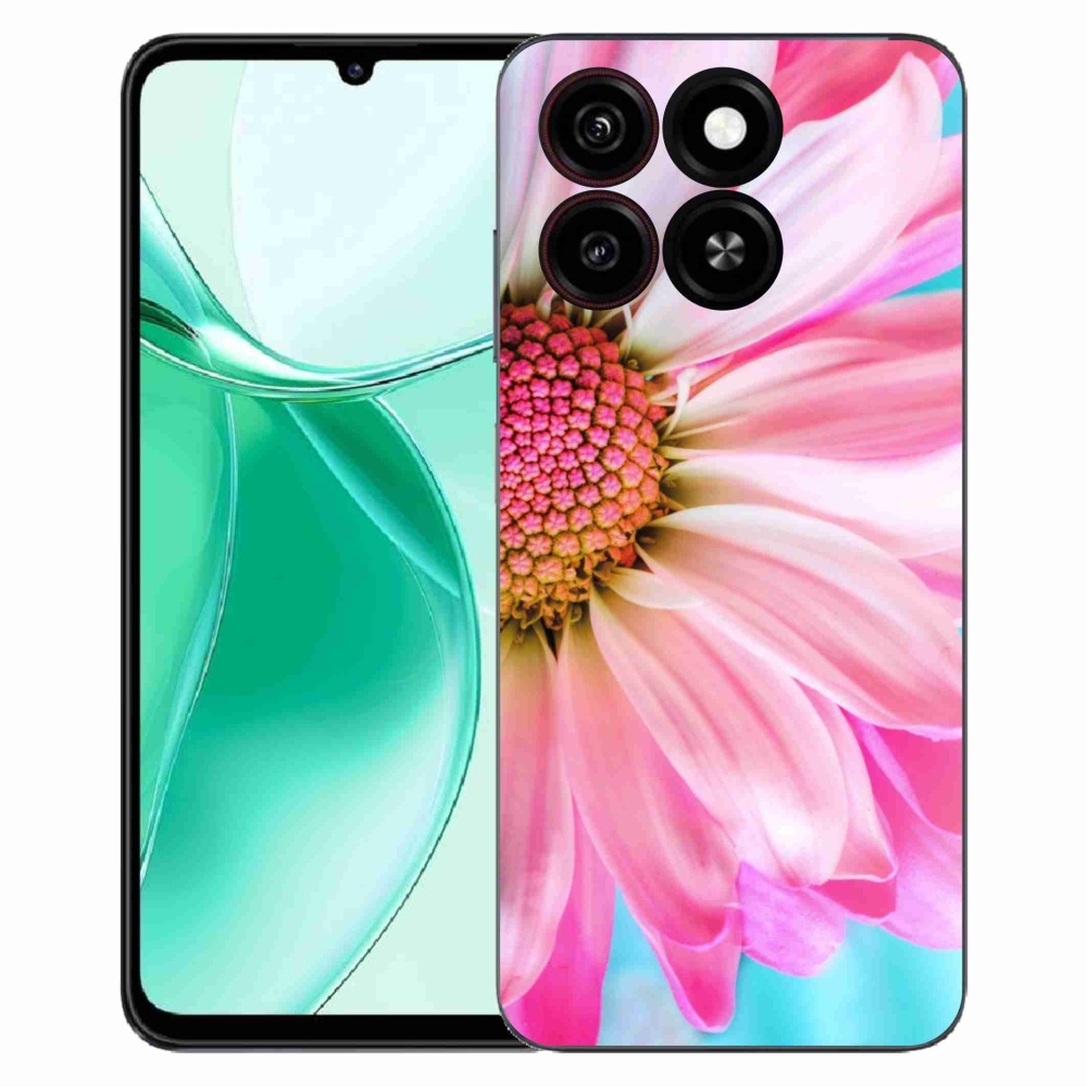 Gélový kryt mmCase na ZTE Blade A35 - ružový kvet