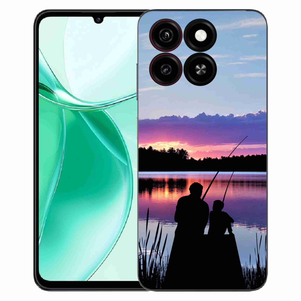 Gélový kryt mmCase na ZTE Blade A35 - rybárčenie 2