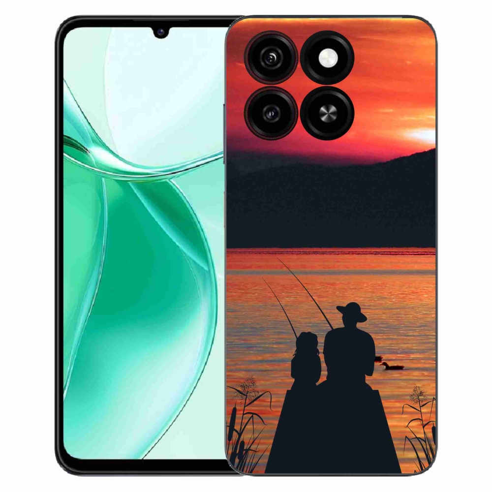 Gélový kryt mmCase na ZTE Blade A35 - rybárčenie 3