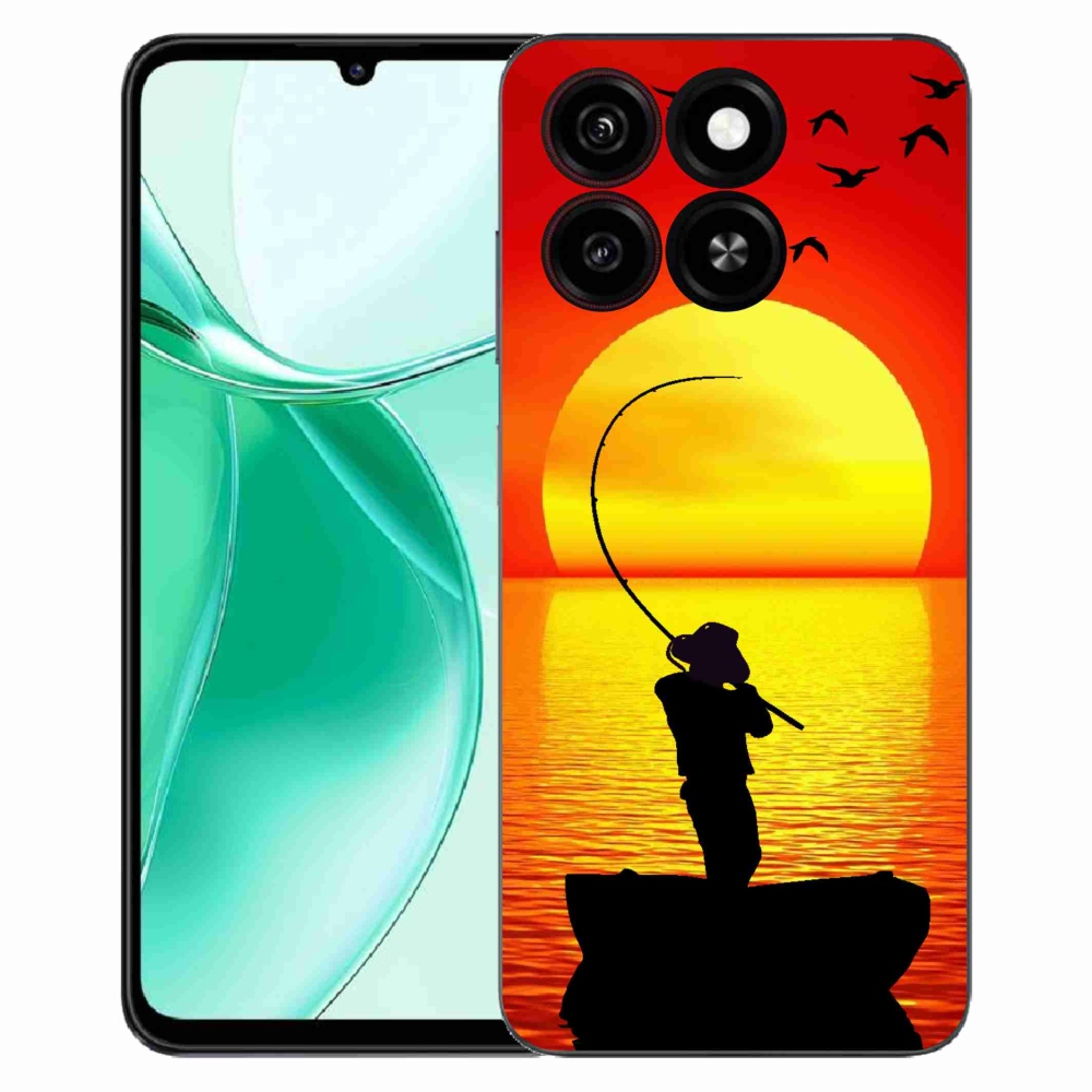 Gélový kryt mmCase na ZTE Blade A35 - rybárčenie
