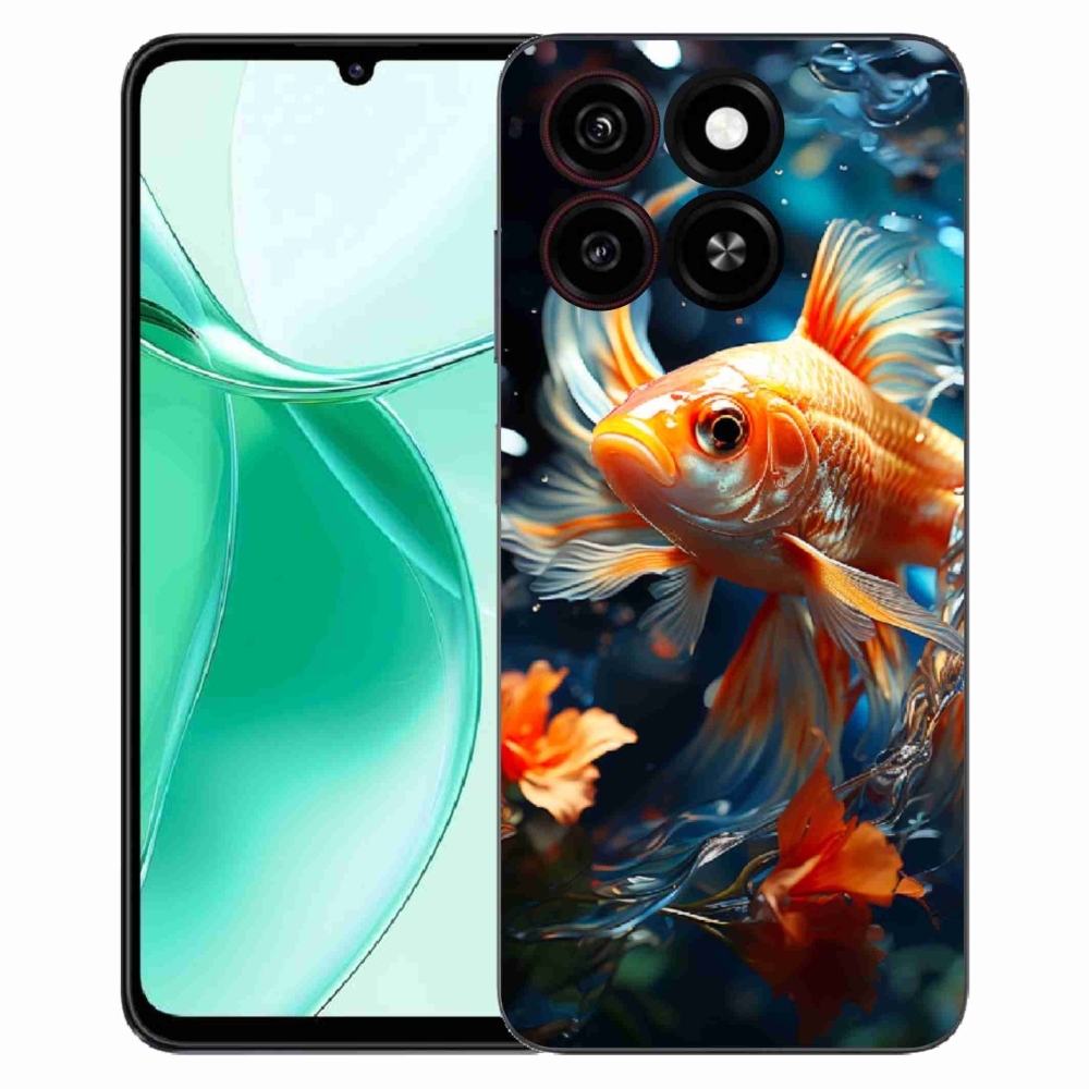 Gélový kryt mmCase na ZTE Blade A35 - rybka