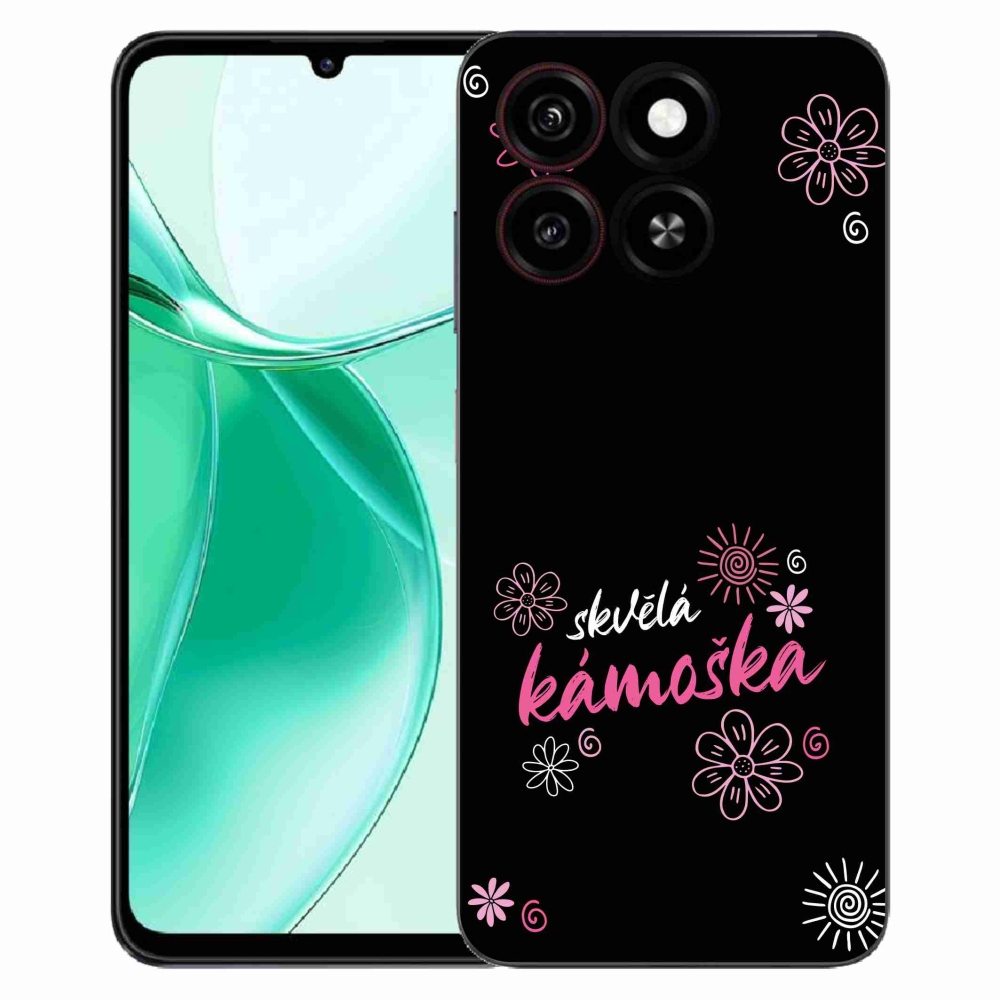 Gélový kryt mmCase na ZTE Blade A35 - skvelá kamoška čierne pozadie