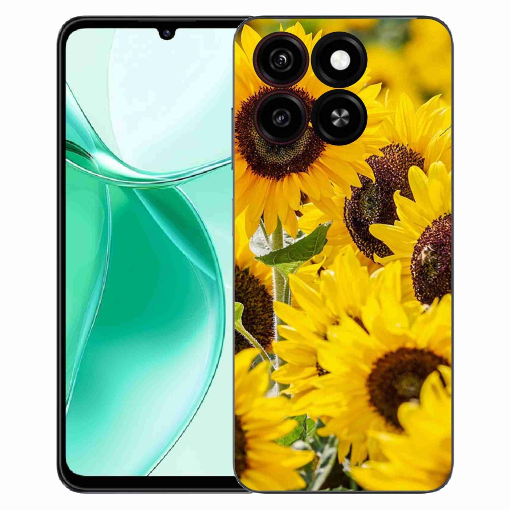 Gélový kryt mmCase na ZTE Blade A35 - slnečnica