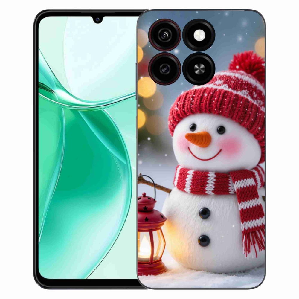 Gélový kryt mmCase na ZTE Blade A35 - snehuliak 2