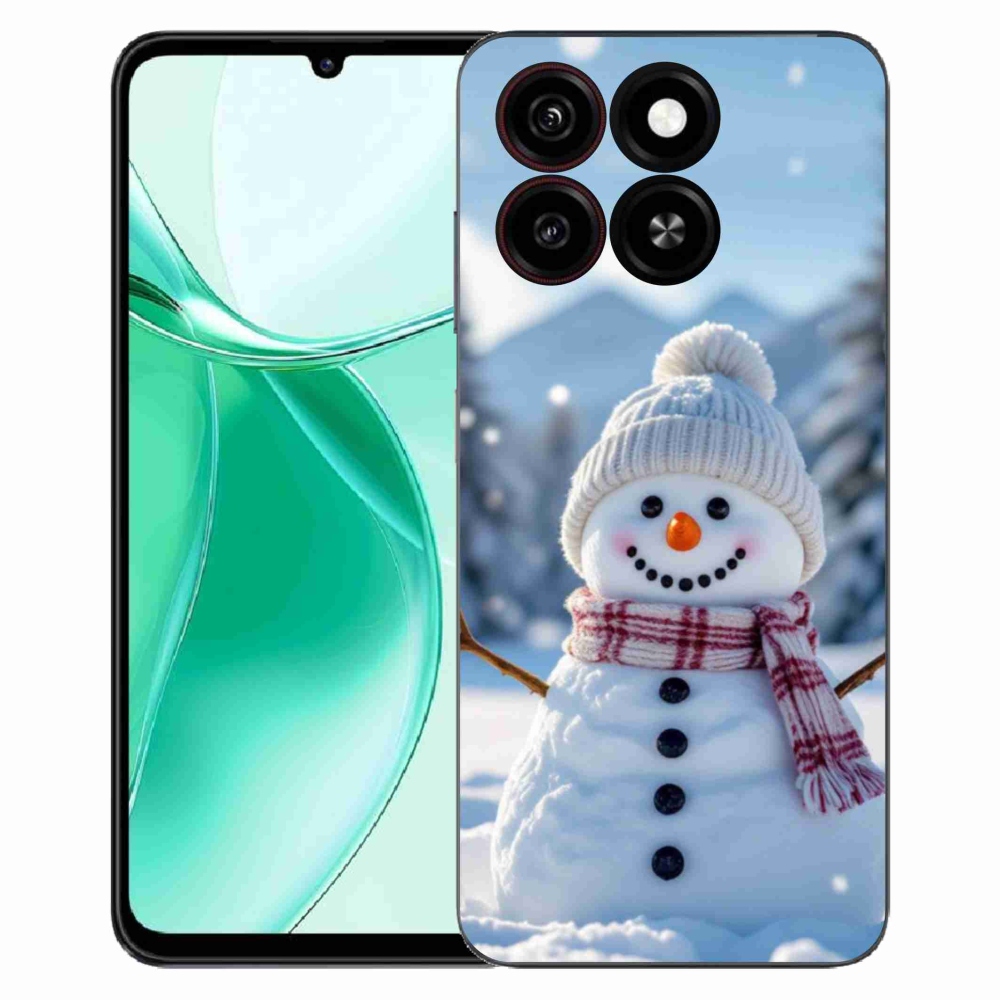 Gélový kryt mmCase na ZTE Blade A35 - snehuliak 3