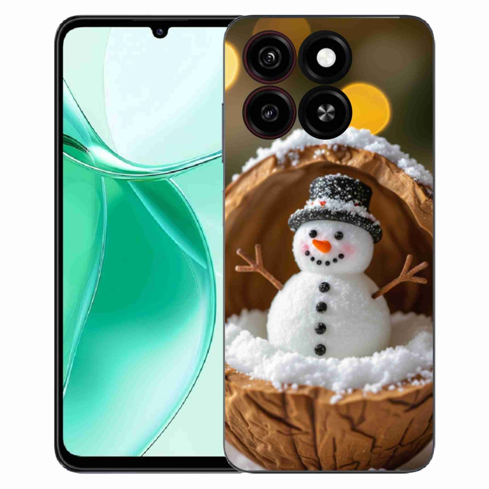 Gélový kryt mmCase na ZTE Blade A35 - snehuliak 4