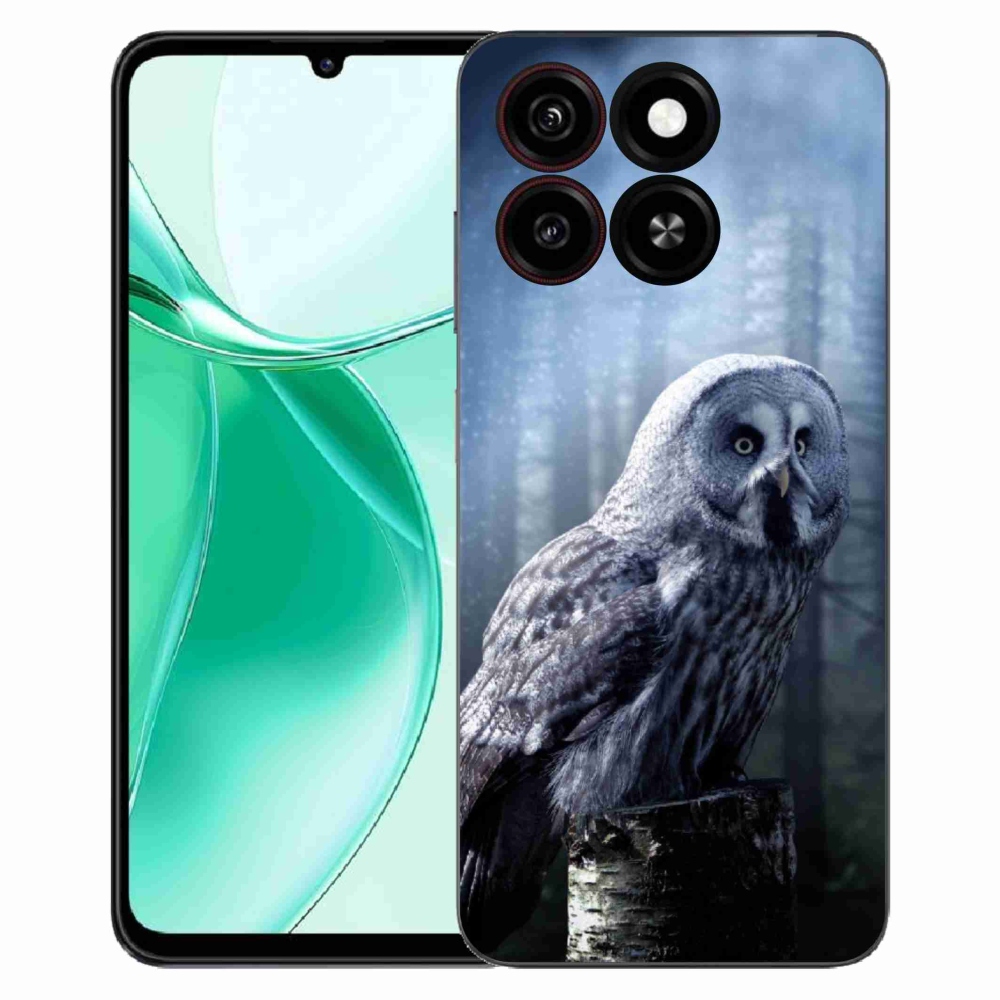 Gélový kryt mmCase na ZTE Blade A35 - sova