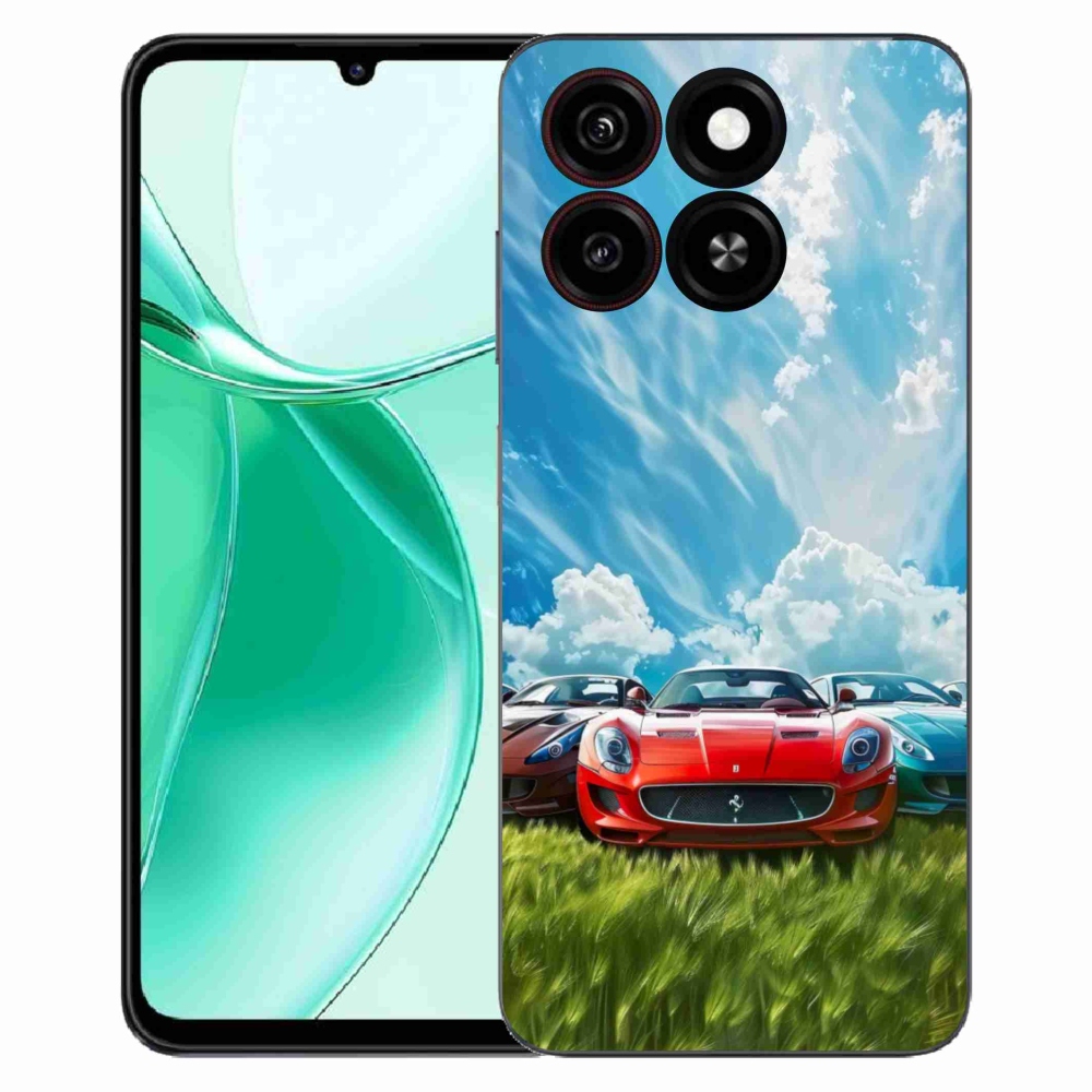 Gélový kryt mmCase na ZTE Blade A35 - športové vozidlá
