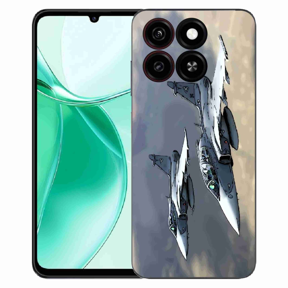 Gélový kryt mmCase na ZTE Blade A35 - stíhačky