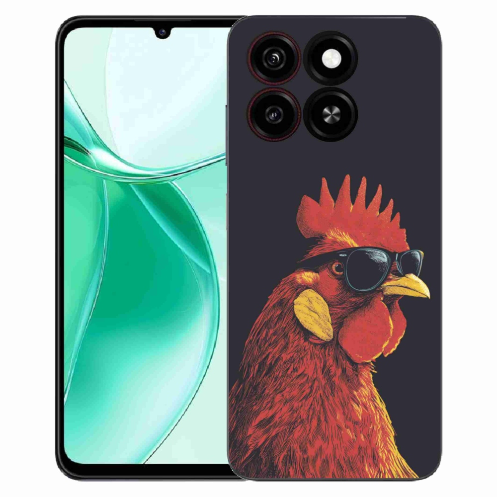 Gélový kryt mmCase na ZTE Blade A35 - štýlový kohút