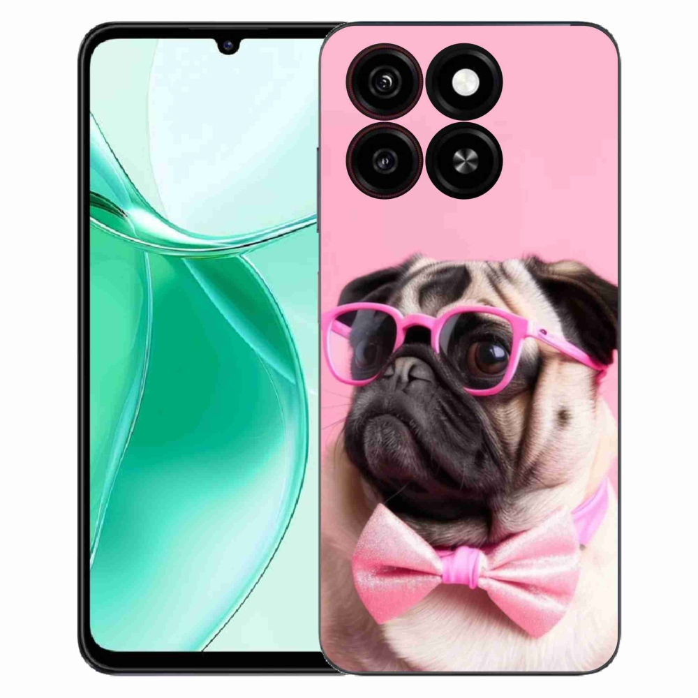 Gélový kryt mmCase na ZTE Blade A35 - štýlový mops