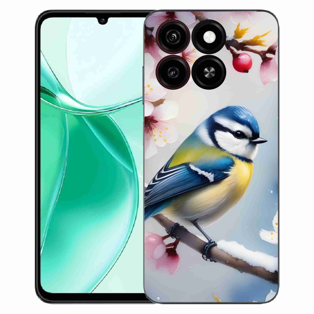 Gélový kryt mmCase na ZTE Blade A35 - sýkorka