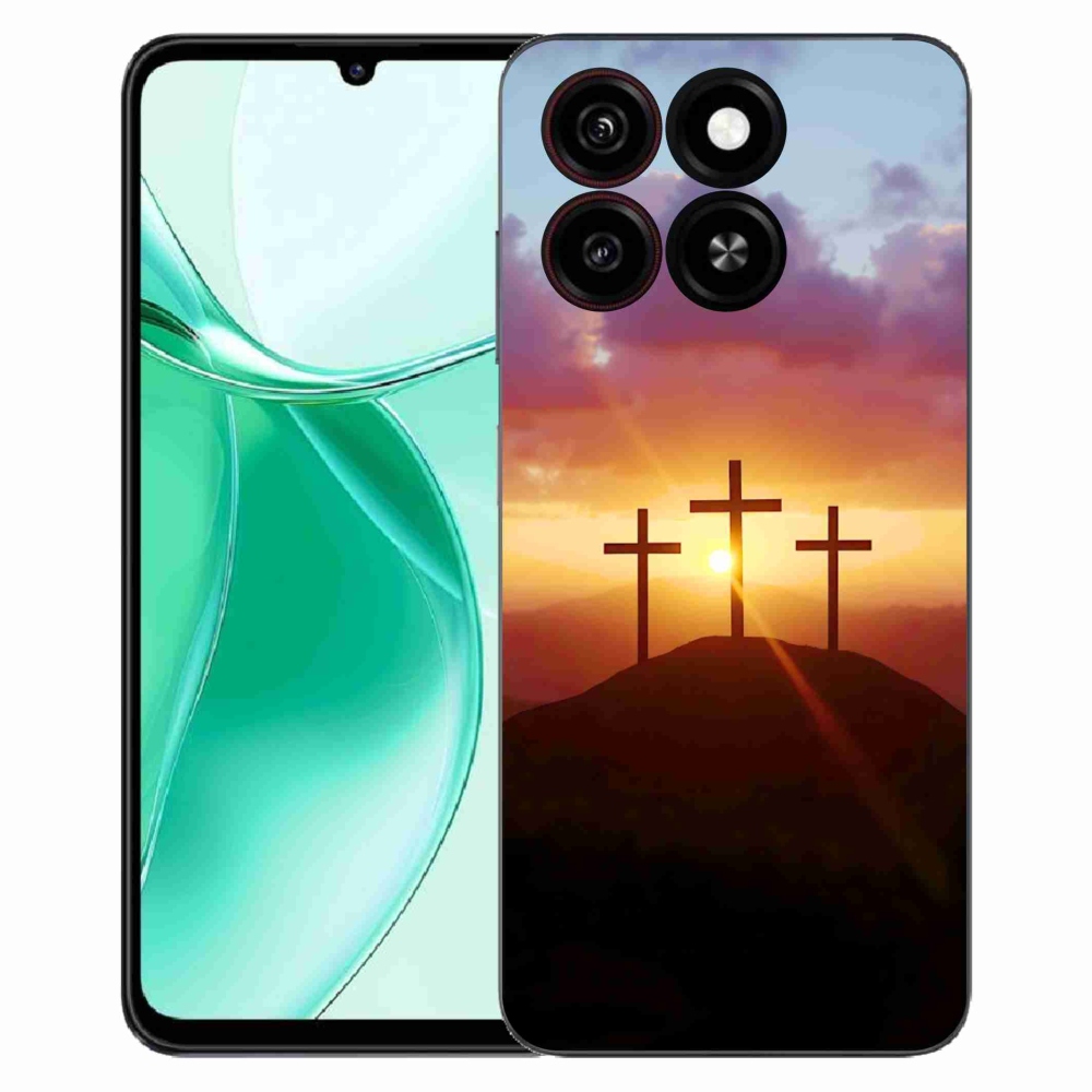Gélový kryt mmCase na ZTE Blade A35 - tri kríža