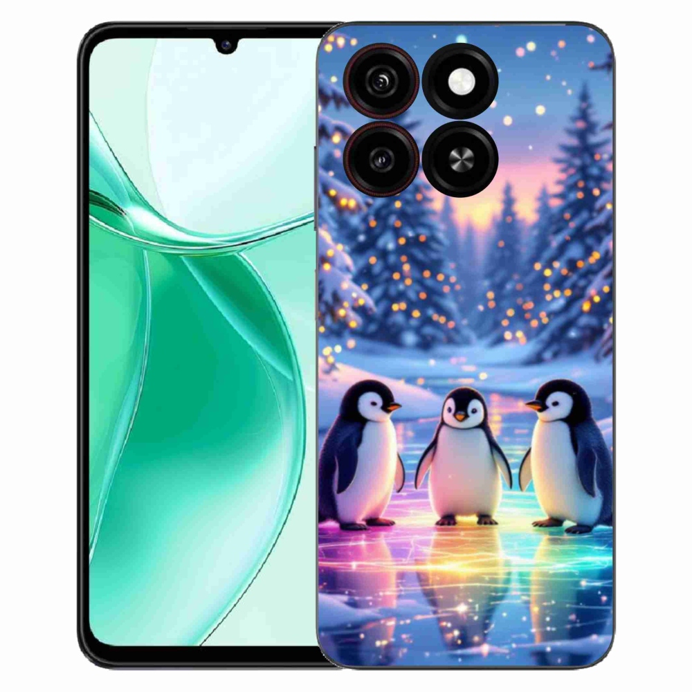 Gélový kryt mmCase na ZTE Blade A35 - tučniaky