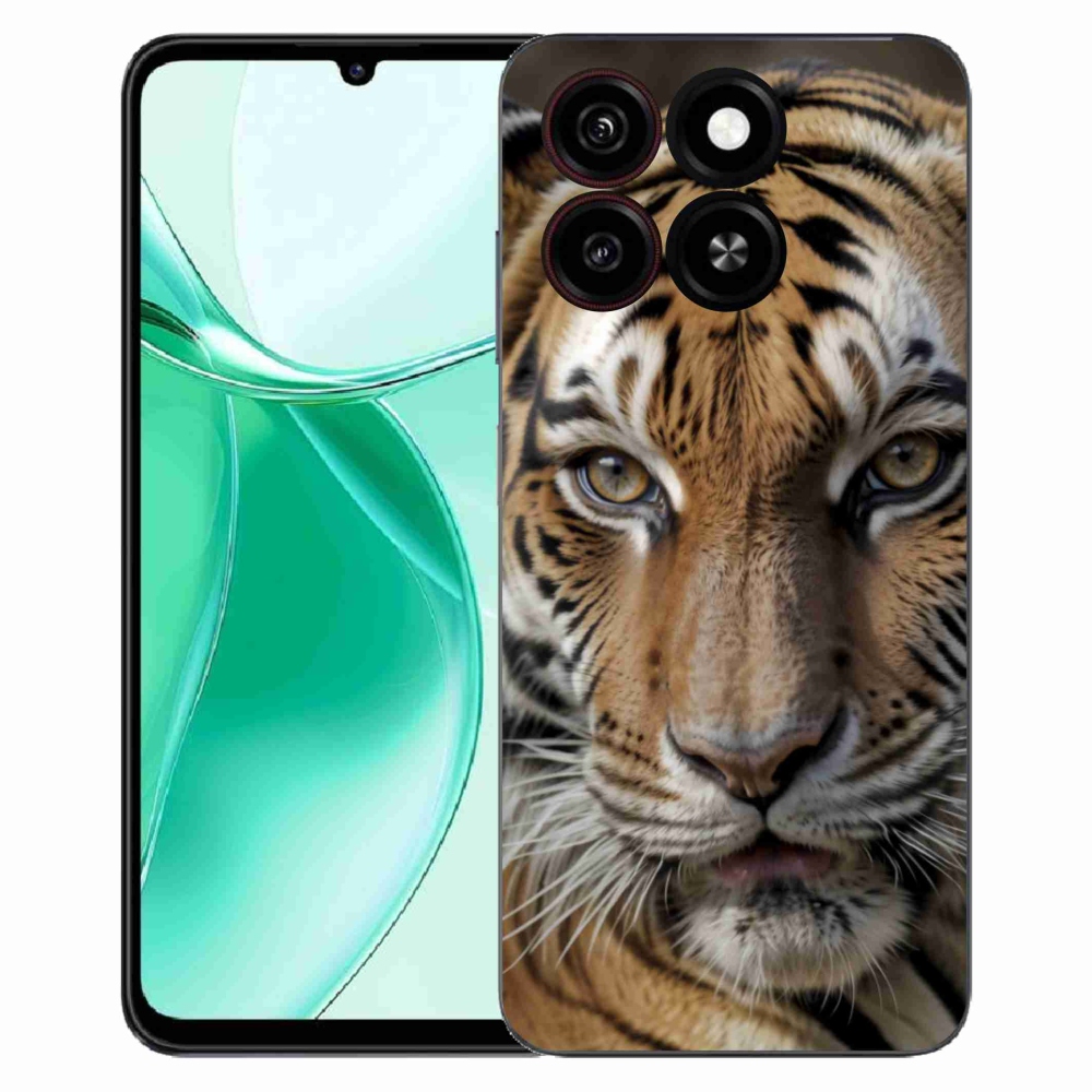 Gélový kryt mmCase na ZTE Blade A35 - tigrie pohľad