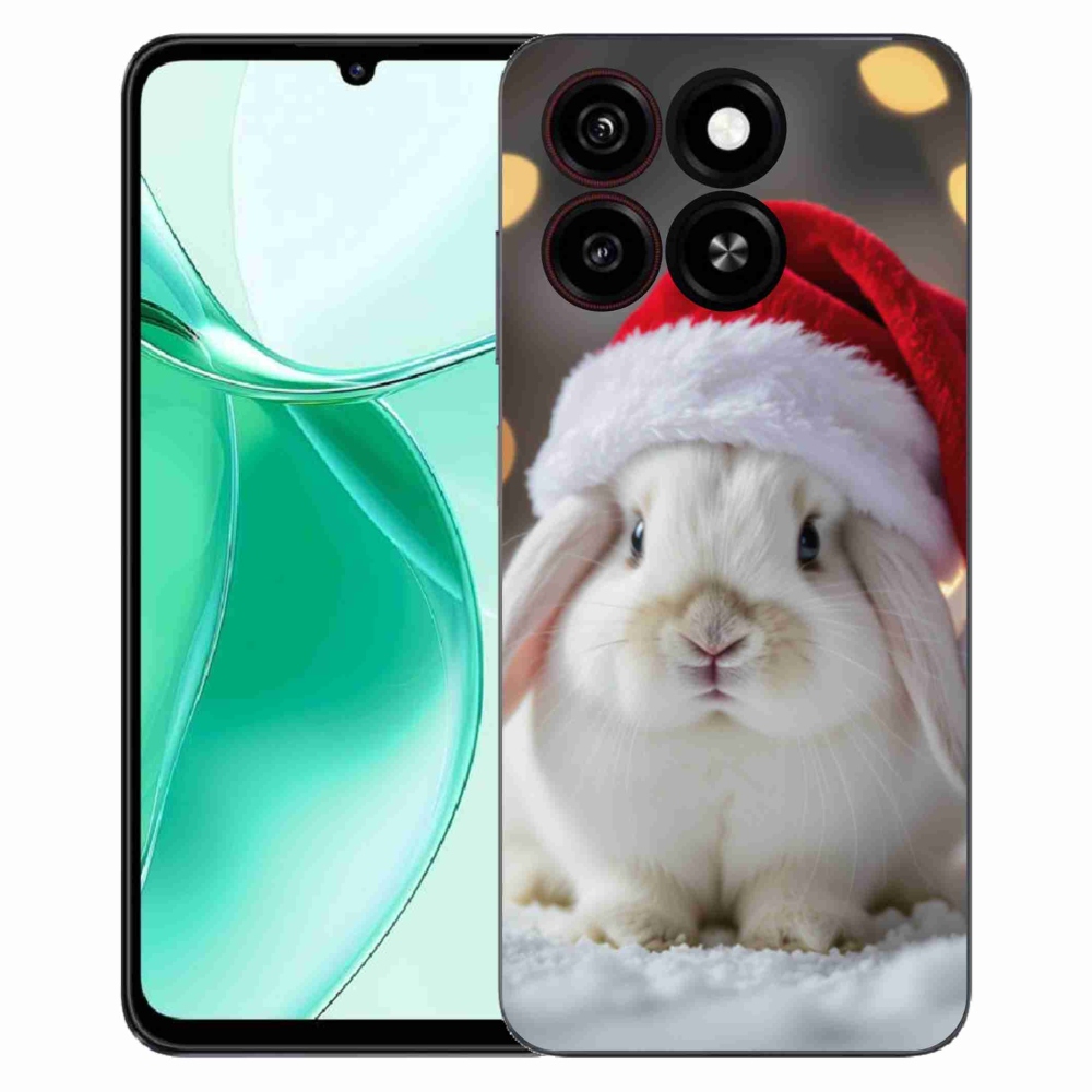 Gélový kryt mmCase na ZTE Blade A35 - vianočný králik