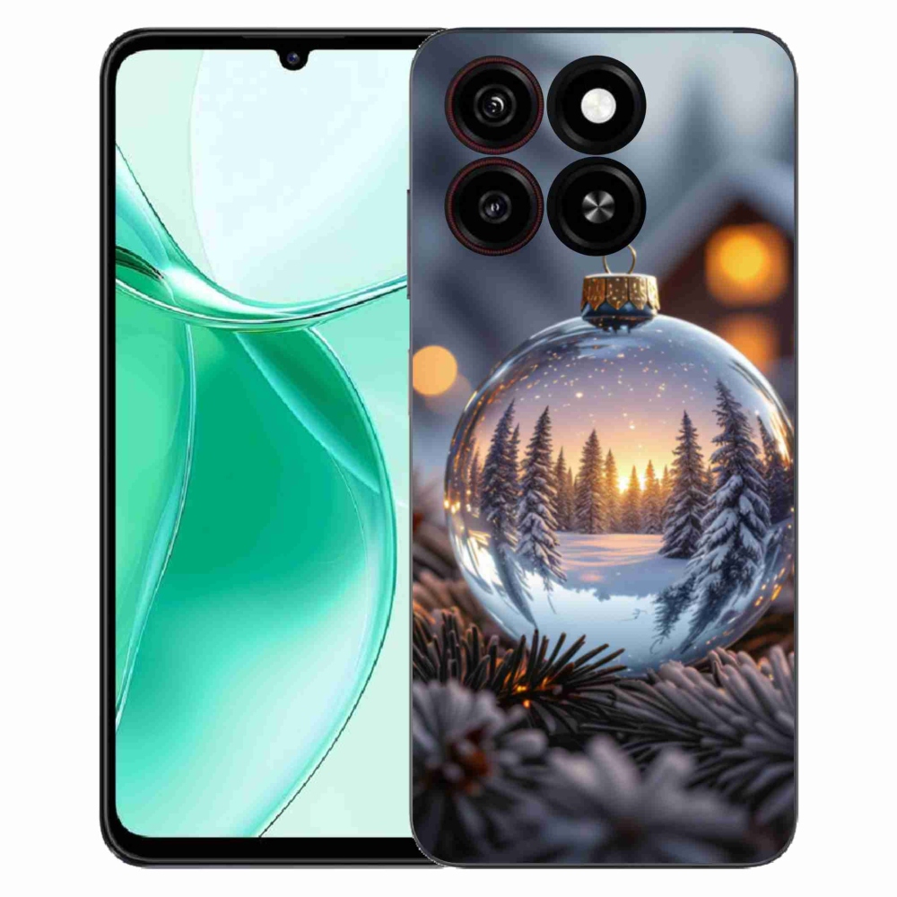 Gélový kryt mmCase na ZTE Blade A35 - vianočná ozdoba