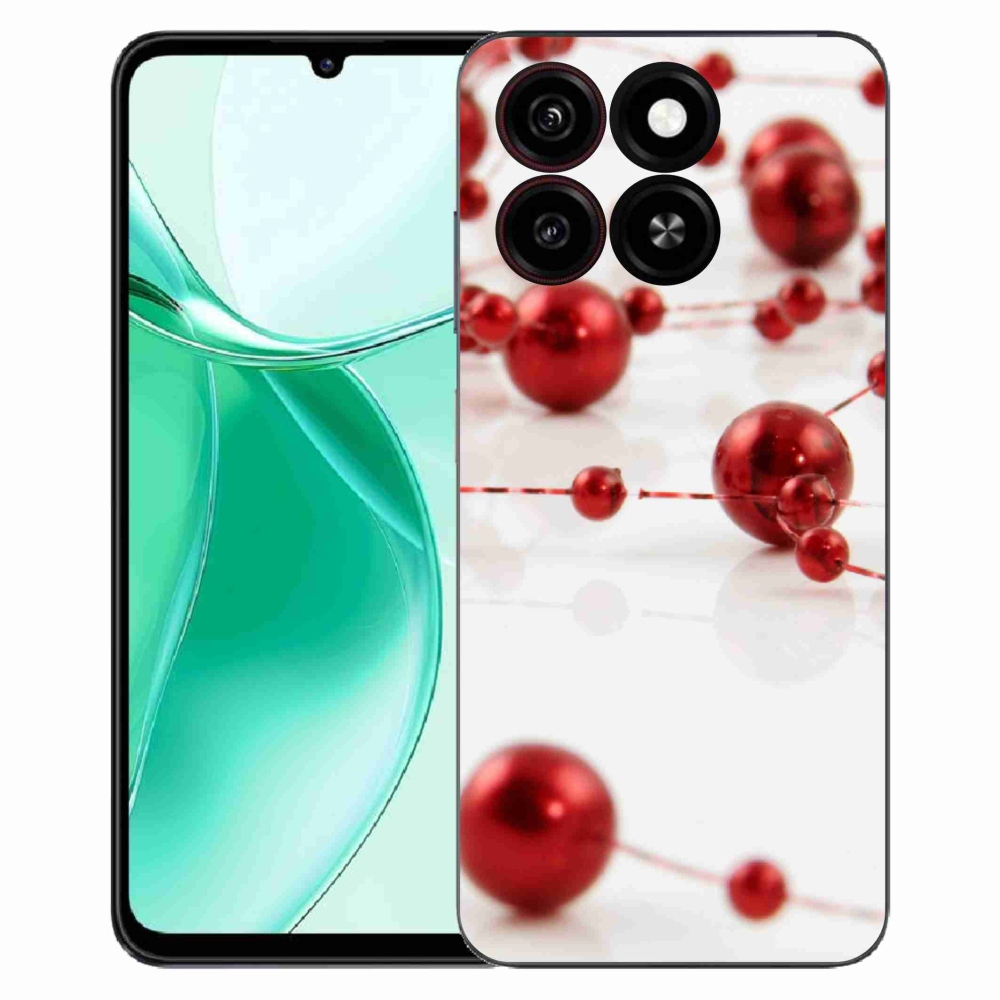 Gélový kryt mmCase na ZTE Blade A35 - vianočná reťaz