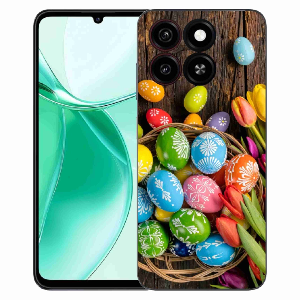 Gélový kryt mmCase na ZTE Blade A35 - veľkonočné vajíčka