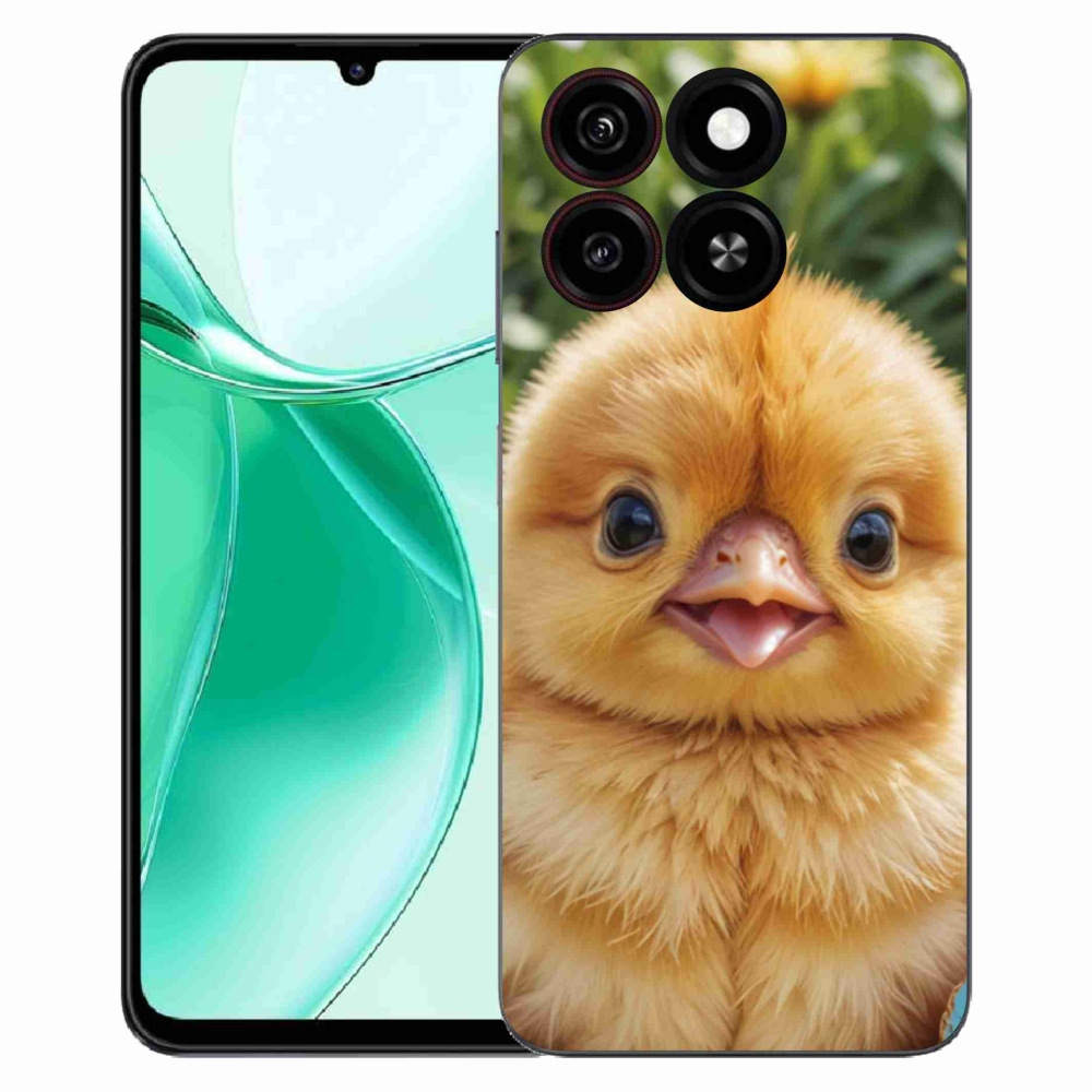Gélový kryt mmCase na ZTE Blade A35 - veselé kuriatko