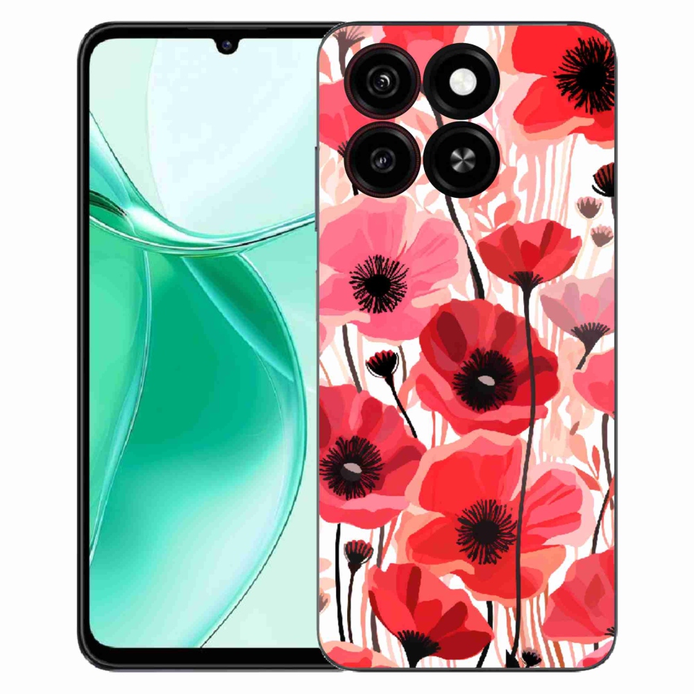 Gélový kryt mmCase na ZTE Blade A35 - vlčí mak 1