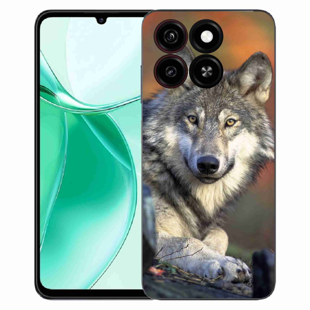Gélový kryt mmCase na ZTE Blade A35 - vlk