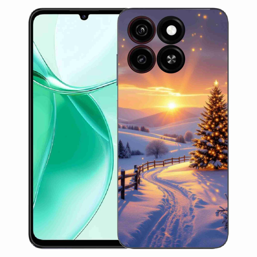 Gélový kryt mmCase na ZTE Blade A35 - zimná krajina