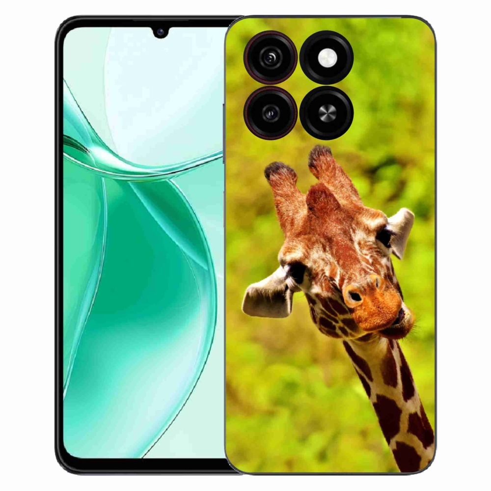 Gélový kryt mmCase na ZTE Blade A35 - žirafa