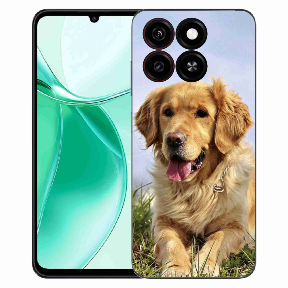 Gélový kryt mmCase na ZTE Blade A35 - zlatý retriever