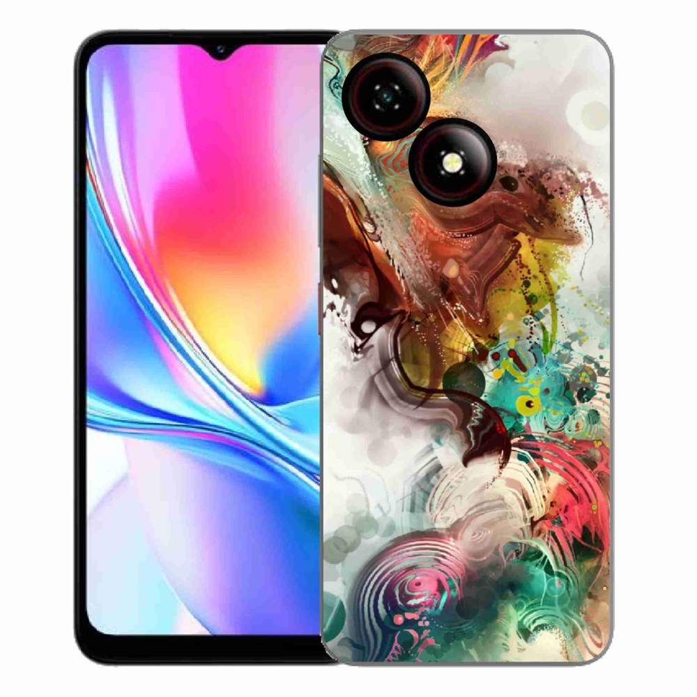 Gélový kryt mmCase na ZTE Blade A35E - abstrakt 1