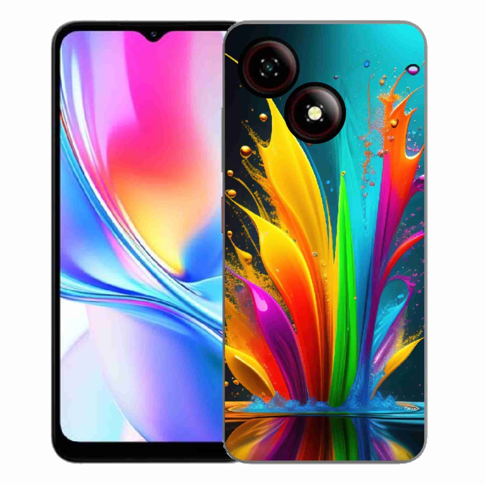 Gélový kryt mmCase na ZTE Blade A35E - abstraktný motív 1