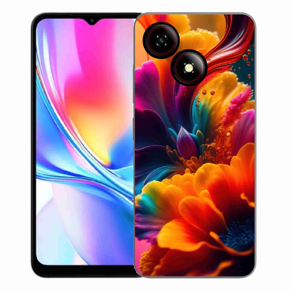 Gélový kryt mmCase na ZTE Blade A35E - abstraktný motív 2