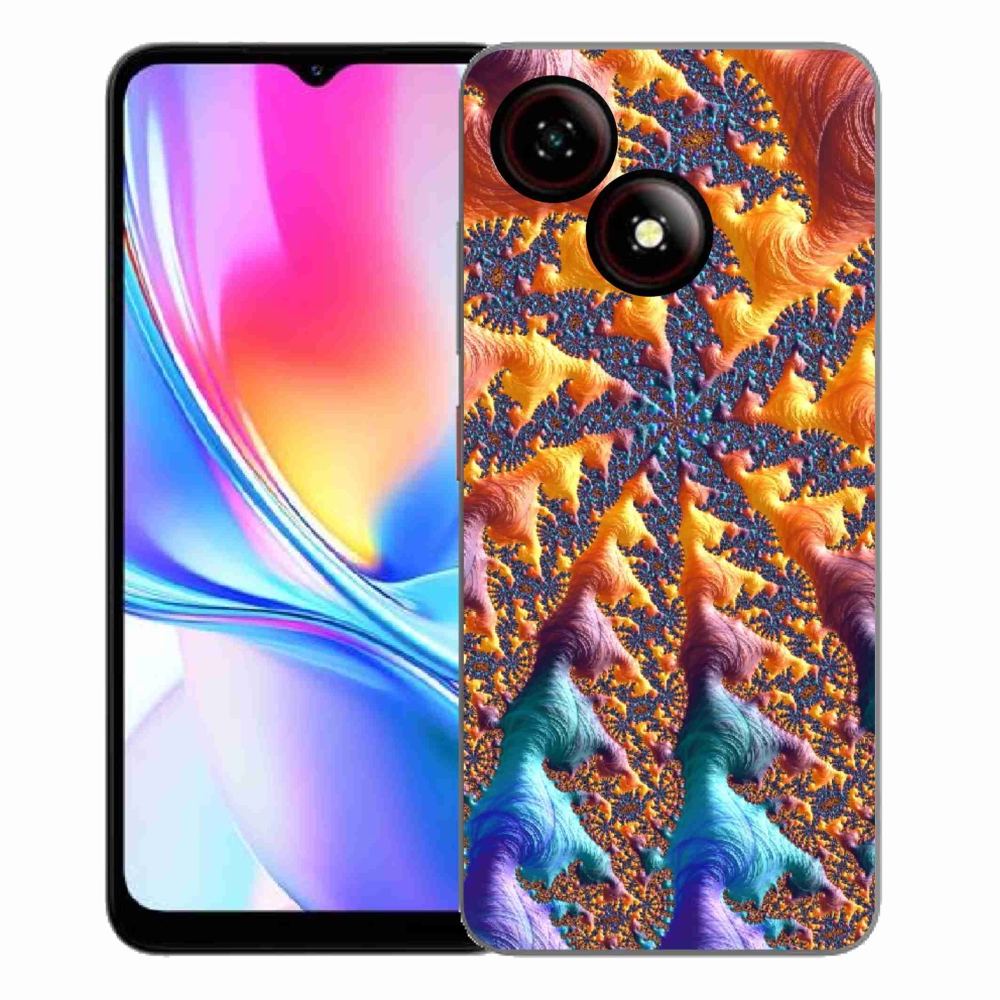 Gélový kryt mmCase na ZTE Blade A35E - abstraktný motív 23